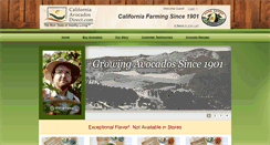 Desktop Screenshot of californiaavocadosdirect.com